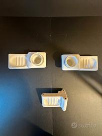 3 porta sapone in porcellana anni 80