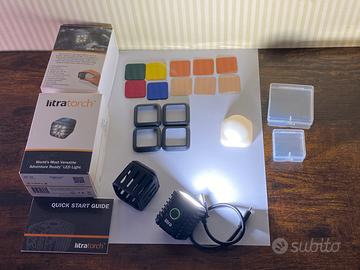 LED Fotografico con Diffusori RGB + Skin Tone