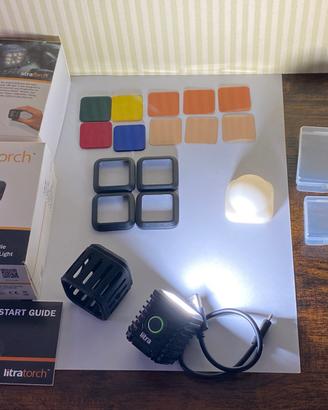 LED Fotografico con Diffusori RGB + Skin Tone