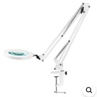 Lampada con lente di ingrandimento 