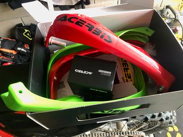 Paramani chiuso doppio verde e rosso acerbis