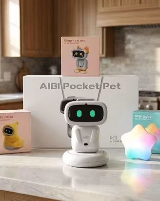 AIBI Pocket - Robot AI con ChatGPT + Kit Accessori