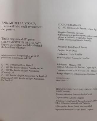 enigmi della storia