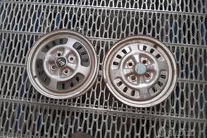 2 Cerchi In Ferro Da 13" Per Autobianchi A112