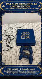 PS4 SLIM  500GB DAYS OF PLAY LIMITEND EDITION 2018
