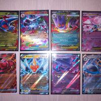 Lotto di 8 Carte Pokemon Mega Ex Ita Rare Holo