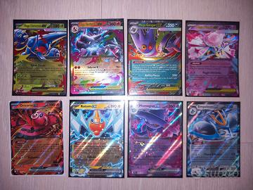 Lotto di 8 Carte Pokemon Mega Ex Ita Rare Holo