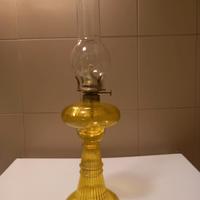 Vintage  Lampada ad olio con stoppini