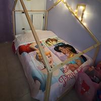 Letto bambino/a in legno stile Montessori