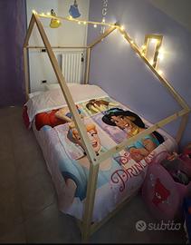 Letto bambino/a in legno stile Montessori