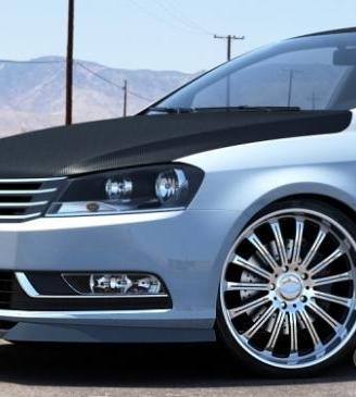 Lama spoiler sotto paraurti anteriore vw passat b7