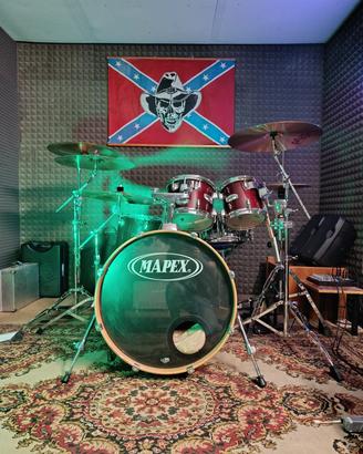 mapex M + aste + piatti + pedale 