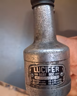 Dinamo luce bicicletta Lucifer baby 800 e supporto