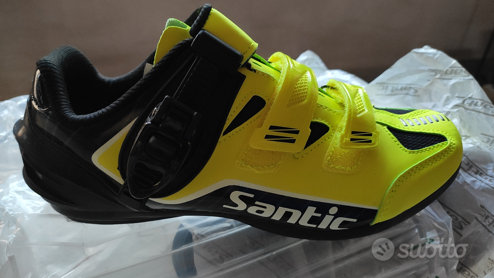 Scarpe ciclismo giallo outlet fluo