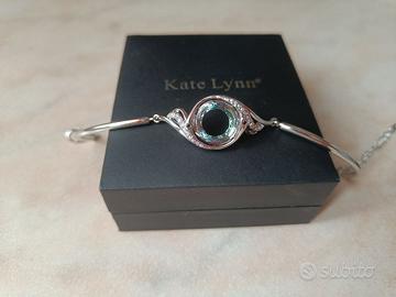 Bracciale Kate Lynn Cristallo Bermuda Blue NUOVO