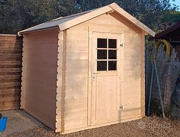 CASETTA DI LEGNO CAMPORA 210x210x222h - PROMO