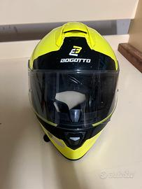 Casco moto Bogotto L (59‑60) giallo/nero