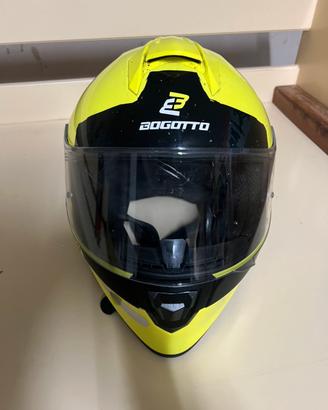 Casco moto Bogotto L (59‑60) giallo/nero