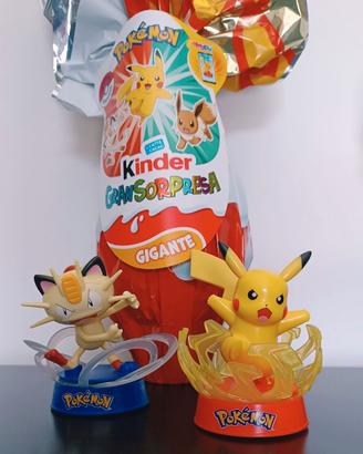 Kinder Gransorpresa 2026 Pokémon Meowth e Pikachu