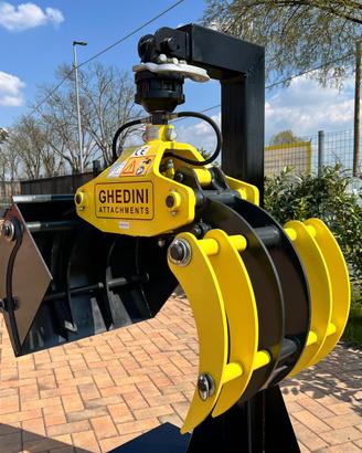 PINZA PER TRONCHI PER ESCAVATORE DA 2 A 10 TON
