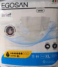 8 pacchi pannoloni XL Unisex con 3 pacchi traverse