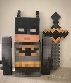 Vestito da carnevale batman maincraft