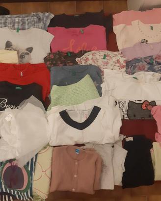 Vestiti bambina estivi 5-10 anni di marca