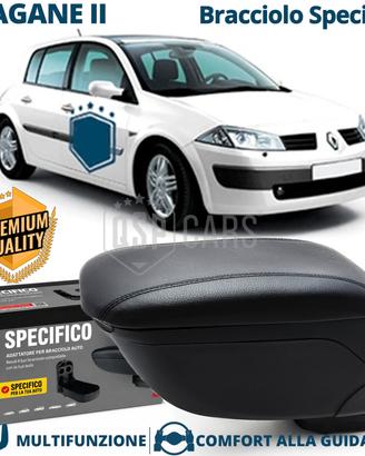 Bracciolo Per Renault Megane 2 SPECIFICO PELLE-PU