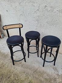 Sgabelli thonet in legno laccato 