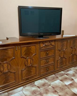 Sala da pranzo completa senza sedie legno antico