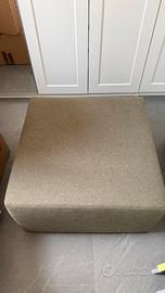 Pouf idrorepellente verde oliva