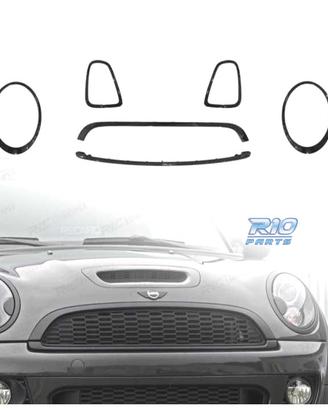 TELAI FARI GRIGLIA PER MINI R56 R57 R58 06-13 LOOK