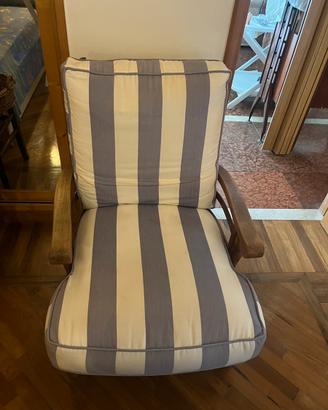 Divano e poltrone legno