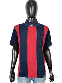 Tommy Hilfiger Golf Polo a Righe Uomo Taglia XL