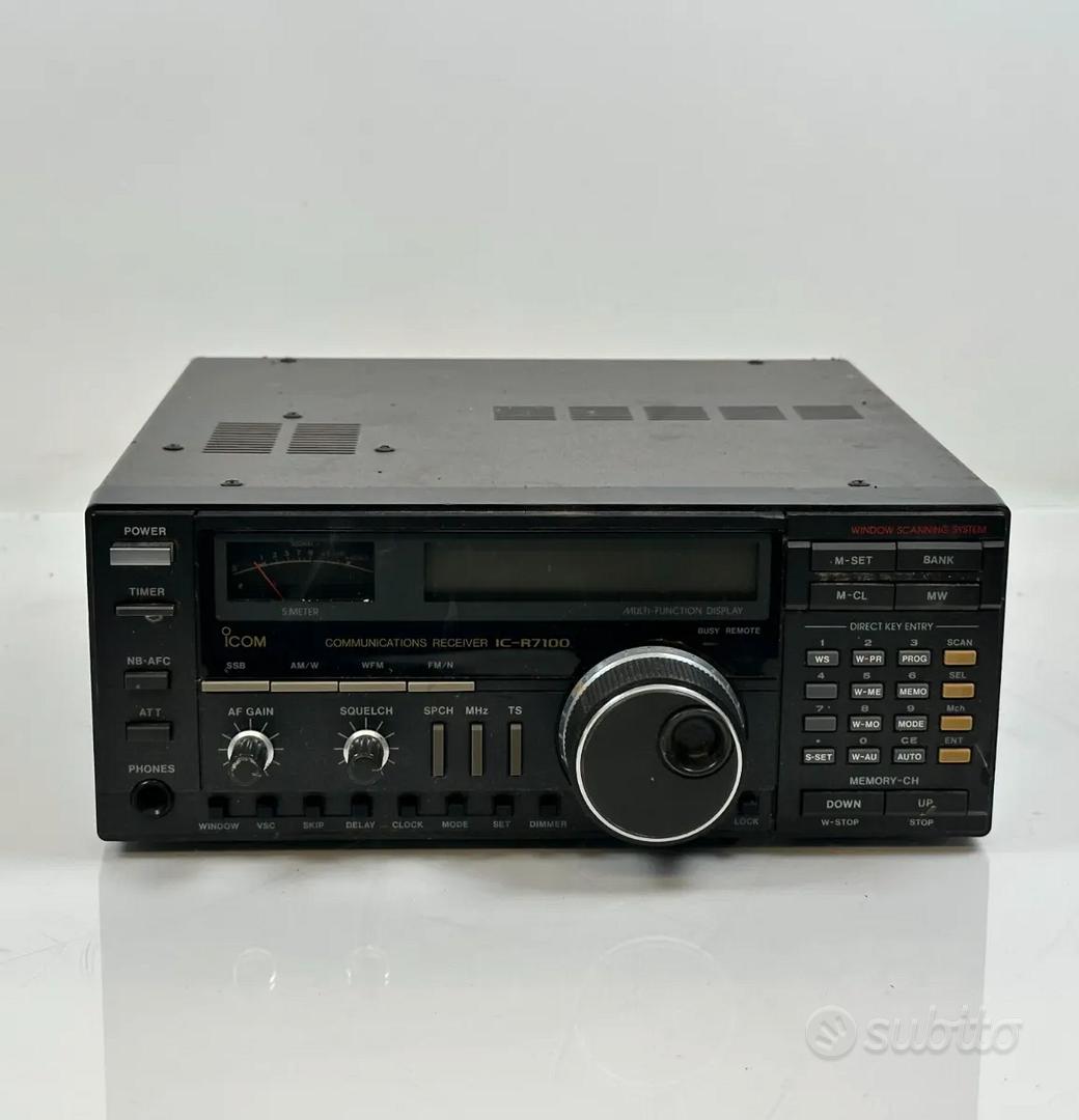 Ricevitore ICOM IC-R7100 VHF UHF 25-2000 MHz - Audio/Video In vendita a ...
