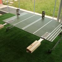 GRIGLIA BRACIERE 80X51 INOX PER CAMINO - ilSimo