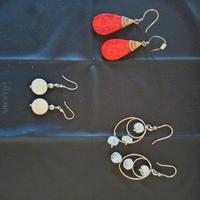 Orecchini argento e pietre dure