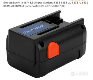Batteria Exmate 18V 3,5 Ah per Gardena