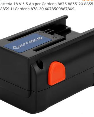 Batteria Exmate 18V 3,5 Ah per Gardena