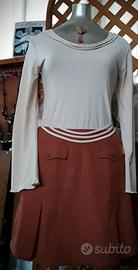 blusa jersey e gonna lana marca "ESPRIT"