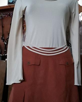 blusa jersey e gonna lana marca "ESPRIT"
