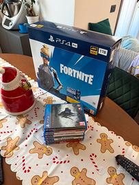 PS4 Pro 1TB con scatola 1 controller + 8 giochi