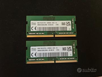 Ram 16 gb 2x8 ddr4 3200mhz laptop