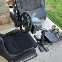 Playseat + Logitech G29 – Volante con pedali (PS4/