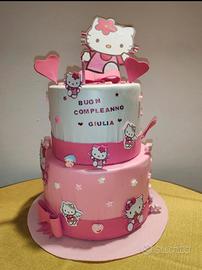 Torta scenografica hello kitty