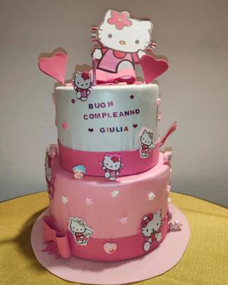 Torta scenografica hello kitty