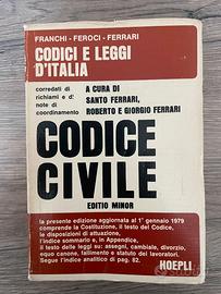 Libro storico Codice Civile 1979