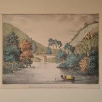 litografie vedute lago di como