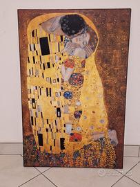 Copia  su pannello in legno - il Bacio di Klimt