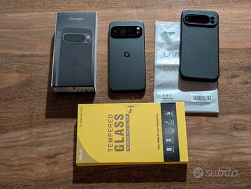 Google Pixel 9 Pro 128 GB nero + cover Ringke